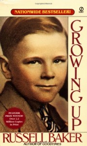 Calvin Trillin recommends the best Memoirs - Growing Up by Russell Baker