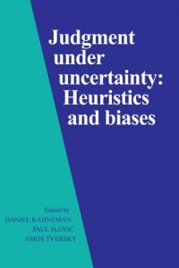 The best books on Statistics - Judgment under Uncertainty: Heuristics and Biases by Daniel Kahneman & Paul Slovic and Amos Tversky