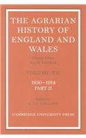 The Agrarian History of England and Wales by E J T Collins (Ed) & Paul Brassley