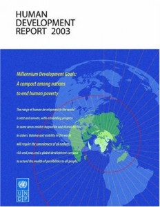 The best books on Children and the Millennium Development Goals - UNDP, The Human Development Report 2003 by UNDP