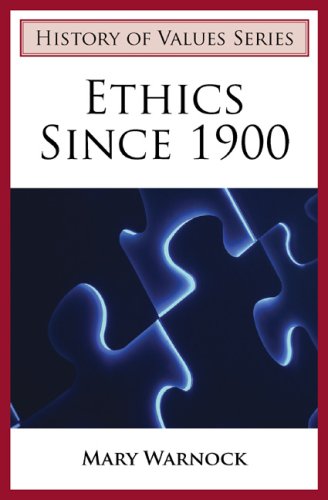 Ethics Since 1900 by Mary Warnock