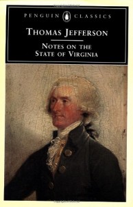 The best books on Horticulture - Notes on the State of Virginia by Thomas Jefferson