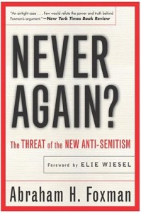 The best books on Anti-Semitism - Never Again? by Abraham Foxman