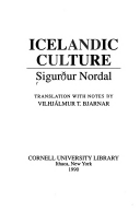 The best books on Old Icelandic Culture - Icelandic Culture by Sigurður Nordal