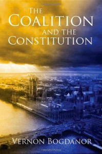 The best books on Electoral Reform - The Coalition and the Constitution by Vernon Bogdanor