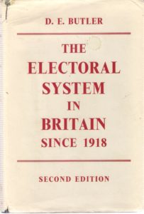 The best books on Electoral Reform - The Electoral System in Britain since 1918 by David Butler