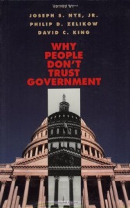 Why People Don’t Trust Government by Joseph Nye & Joseph S. Nye