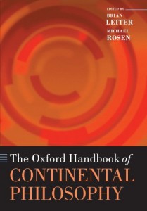 The Best Nietzsche Books - The Oxford Handbook of Continental Philosophy by Brian Leiter & Brian Leiter (co-editor)