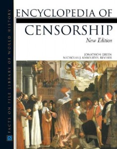 Encyclopedia of Censorship by Jonathon Green