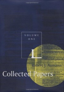 The best books on Game Theory - Collected Papers by Robert J Aumann