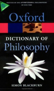The best books on David Hume - The Oxford Dictionary of Philosophy by Simon Blackburn