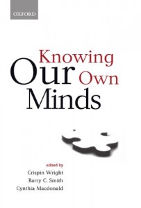 The best books on Taste - Knowing Our Own Minds by Barry C. Smith, Crispin Wright & Cynthia Macdonald