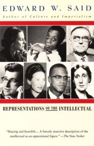 The best books on Academia - Representations of the Intellectual: The 1993 Reith Lectures by Edward Said