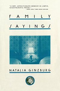 Family Sayings by Natalia Ginzburg