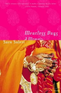 The Best Transnational Literature - Meatless Days: A Memoir by Sara Suleri