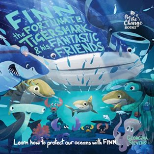 Finn the Fortunate Tiger Shark by Georgina Stevens