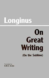 The best books on The Sublime - On the Sublime by Longinus