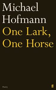 The Best Poetry to Read in 2019 - One Lark, One Horse by Michael Hofmann