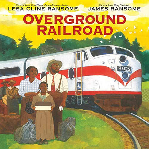 Overground Railroad by Lesa Cline-Ransome, illustrated by James Ransome, narrated by Shayna Small and Dion Graham