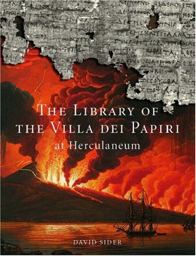 The Library of the Villa Dei Papiri at Herculaneum by David Sider
