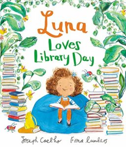 The best books on Grandparents and Grandchildren - Luna Loves Library Day by Joseph Coelho and illustrated by Fiona Lumbers