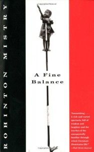 The best books on Nigeria - A Fine Balance by Rohinton Mistry