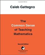 The best books on Teaching Maths - The Common Sense of Teaching Mathematics by Caleb Gattegno The best books on Teaching Maths - The Common Sense of Teaching Mathematics by Caleb Gattegno
