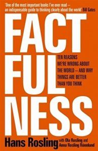 The best books on GDP - Factfulness: Ten Reasons We're Wrong About The World — And Why Things Are Better Than You Think by Hans Rosling