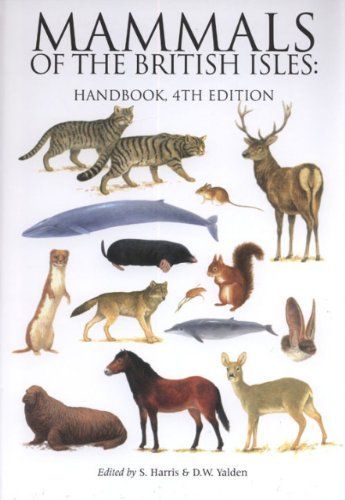 Mammals of the British Isles handbook, 4th Edition by S Harris & D Yalden, eds.
