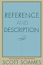 Reference and Description by Scott Soames Reference and Description by Scott Soames
