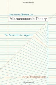 The best books on Game Theory - Lecture Notes in Microeconomic Theory by Ariel Rubinstein
