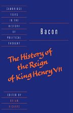The best books on Henry VII - The History of the Reign of Henry VII by Francis Bacon