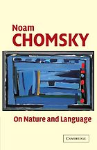 The best books on Linguistics - On Nature and Language by Noam Chomsky