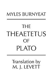 Theaetetus by Plato Theaetetus by Plato