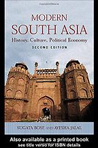 The best books on India - Modern South Asia by Sugata Bose and Ayesha Jalal The best books on India - Modern South Asia by Sugata Bose and Ayesha Jalal