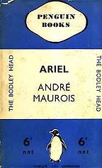 Clare Morpurgo on Penguin Paperbacks - Ariel by Andre Maurois