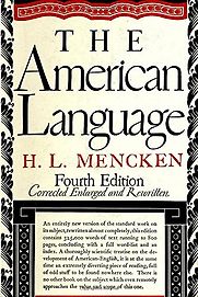 The American Language by HL Mencken The American Language by HL Mencken