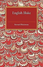 English Blake by Bernard Blackstone English Blake by Bernard Blackstone