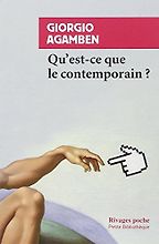The best books on Contemporary Art - Qu’est-ce que le contemporain? by Giorgio Agamben The best books on Contemporary Art - Qu’est-ce que le contemporain? by Giorgio Agamben