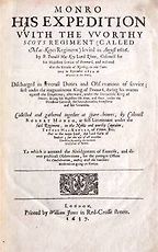 The best books on The Thirty Years War - Monro, His expedition with the worthy Scots regiment (called Mac-Keyes-regiment) levied in August 1626 by Robert Monro The best books on The Thirty Years War - Monro, His expedition with the worthy Scots regiment (called Mac-Keyes-regiment) levied in August 1626 by Robert Monro
