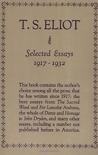 The Best Literary Biographies - Selected Essays by T S Eliot The Best Literary Biographies - Selected Essays by T S Eliot