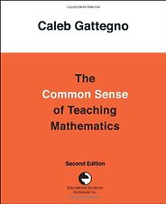 The best books on Teaching Maths - The Common Sense of Teaching Mathematics by Caleb Gattegno The best books on Teaching Maths - The Common Sense of Teaching Mathematics by Caleb Gattegno