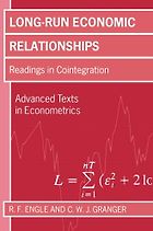 The best books on Econometrics - Long-Run Economic Relationships by RF Engle and CWJ Granger