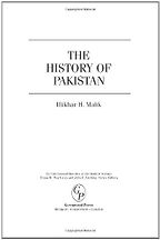A History of Pakistan by Iftikhar Malik A History of Pakistan by Iftikhar Malik