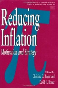 The best books on Learning from the Great Depression - Reducing Inflation by Christina Romer & Christina Romer and David Romer (editors)
