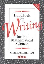 Handbook of Writing for the Mathematical Sciences by Nick Higham