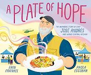 A Plate of Hope by Erin Frankel, Luis Carlos de La Lombana (narrator) & Paola Escobar (illustrator) A Plate of Hope by Erin Frankel, Luis Carlos de La Lombana (narrator) & Paola Escobar (illustrator)