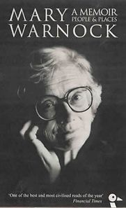 Mary Warnock by Mary Warnock Mary Warnock by Mary Warnock
