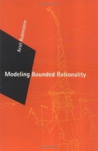 The best books on Game Theory - Modeling Bounded Rationality by Ariel Rubinstein