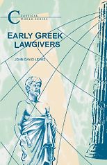 The best books on War and Foreign Policy - Early Greek Lawgivers by John David Lewis